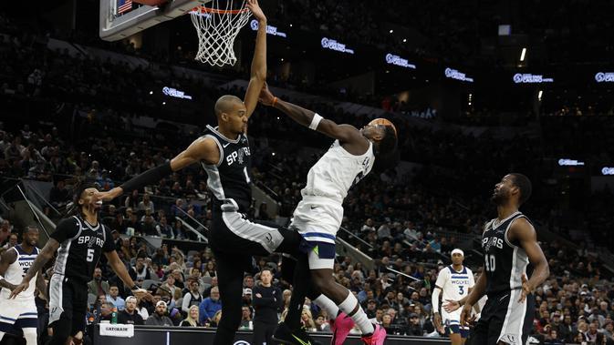 Hasil NBA: 55 Poin Anthony Edwards Gagal Redam Spurs dan Wembanyama