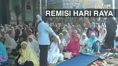 Warga binaan rumah tahanan mendapat, potongan massa tahanan atau remisi, selain itu ada 3 warga yang bebas setela mendapatkan remisi