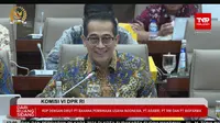 Direktur Utama Holding BUMN Farmasi, PT Bio Farma (Persero) Shadiq Akasya, saat Rapat Dengar Pendapat (RDP) bersama Komisi VI DPR RI, Rabu (10/7/2024). (Foto: Liputan6.com/Tira Santia)