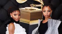 Tren fashion 2019 dari Grammy Awards 2019 Credit: Instagram @chloexhalle