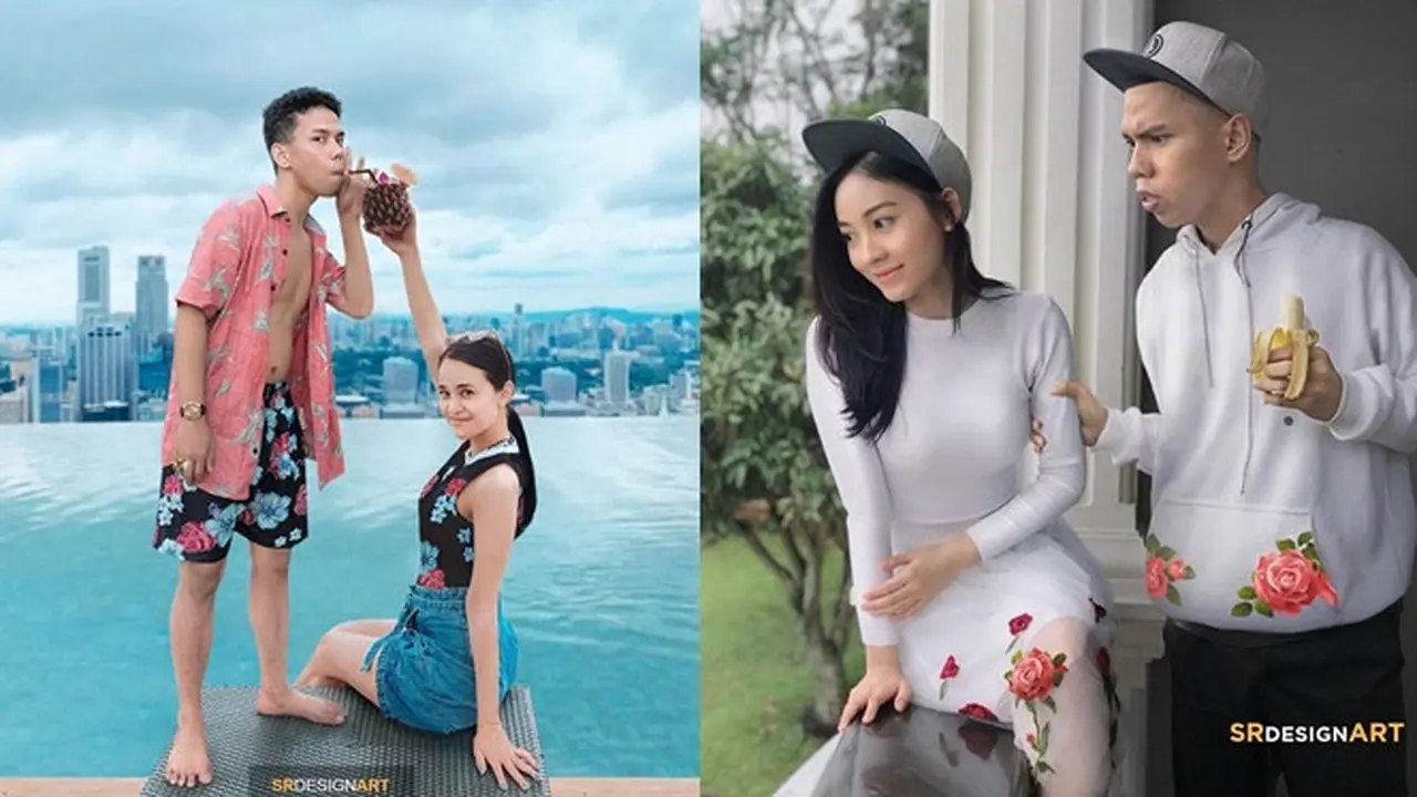 6 Editan Foto Pria Bersama Pesinetron Cewek, Kreatifnya Kocak