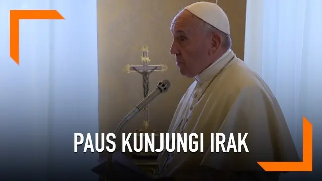 Paus Fransiskus akan melakukan lawatan ke Irak pada 2020. Lawatan ini akan menjadi kunjungan perdana Kepausan Kristen ke wilayah tersebut.