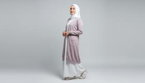 Model Gamis Cardigan Terbaru