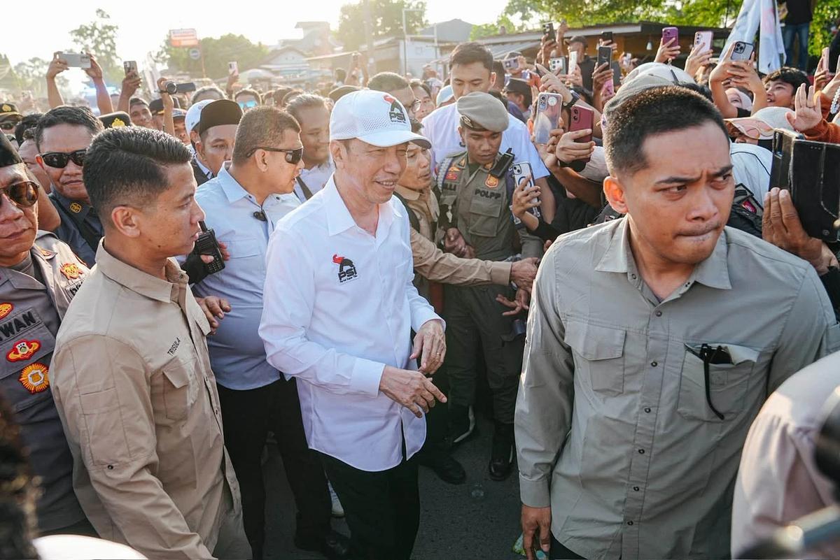 FOTO: Jokowi Hadiri Karnaval Gajah di Tulang Bawang