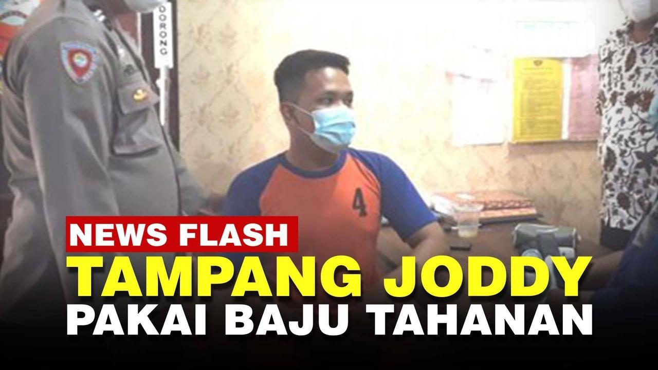 VIDEO: Penampakan Joddy Sopir Vanessa Angel Pakai Baju Tahanan