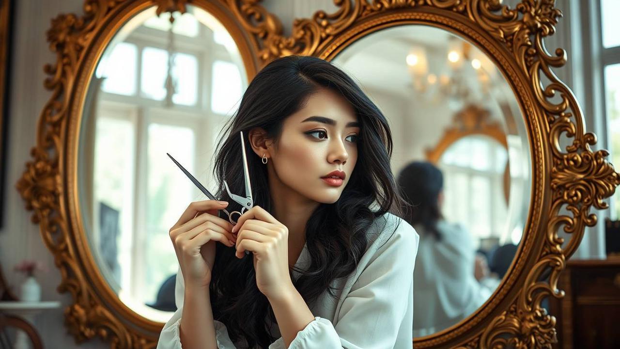 mimpi gunting rambut