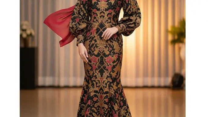 Model Gamis Batik Duyung/AI