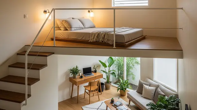 Mezzanine Kamar Tidur Minimalis