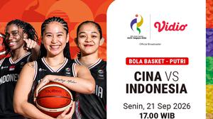 Saksikan Cina vs Indonesia - Asian Games 2026 Women’s Basketball: Dukung Srikandi Basket di Grup A Hanya di Vidio