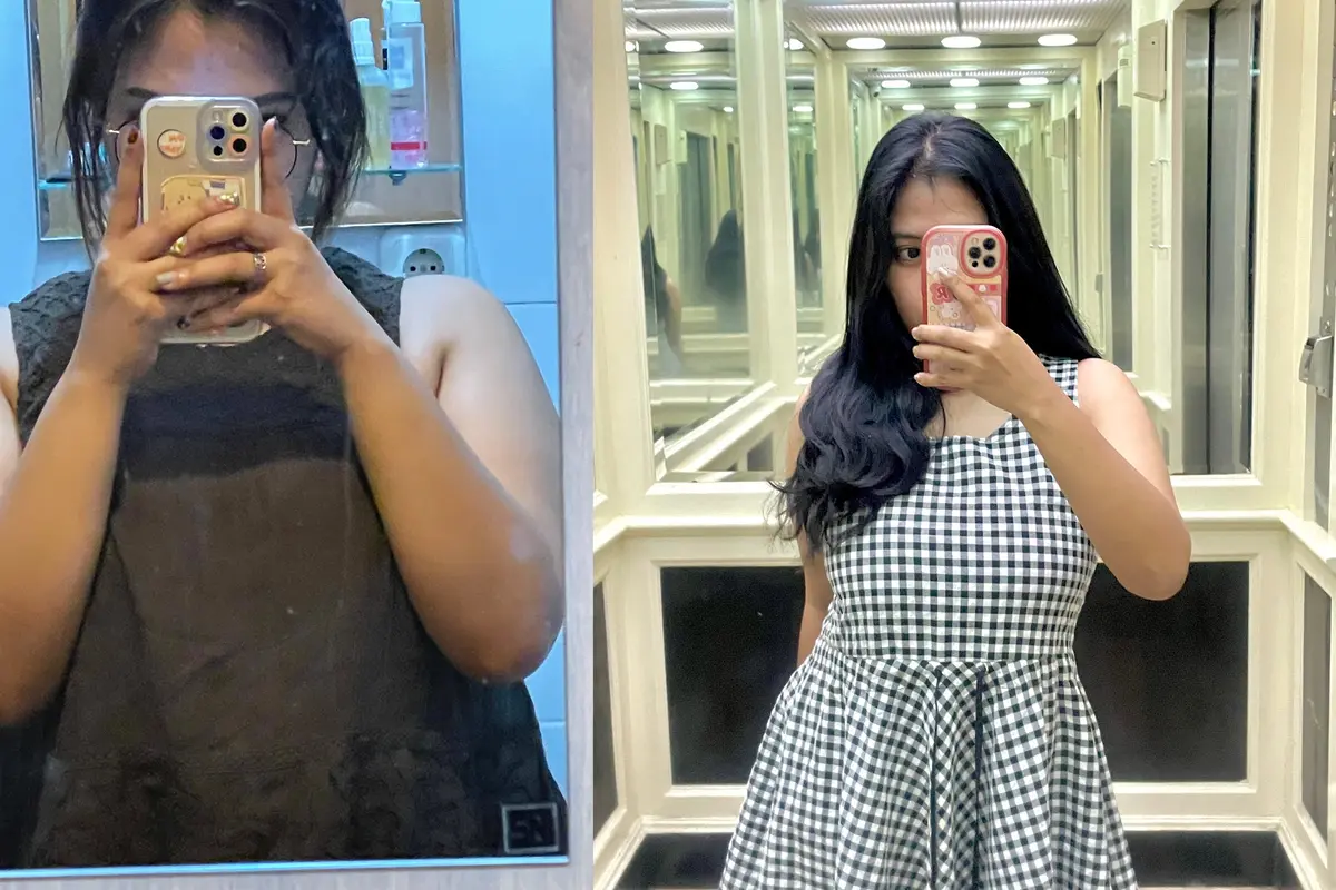 Potret Gesya, Berhasil Turunkan Berat Badan Lewat Rutin Jalan Kaki (Sumber: Twitter @cudble)