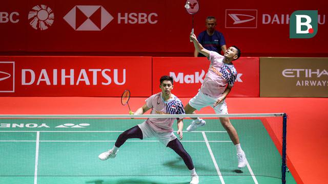Foto: Fajar/Rian Menang Straight Game di Babak Perempat Final Indonesia Masters 2025