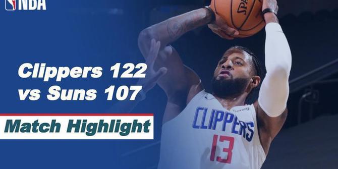 VIDEO: Highlights NBA, LA Clippers Kalahkan Phoenix Suns 112-107