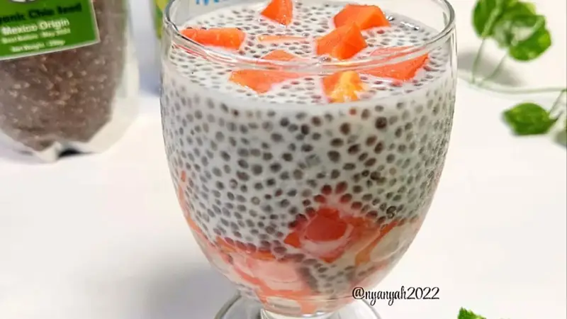 Resep Es Pepaya Chia Seed