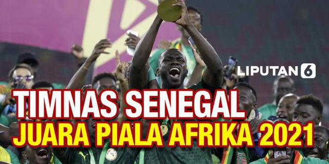 VIDEO: Sukses Lewati Drama Adu Penalti, Senegal Juara Piala Afrika 2021