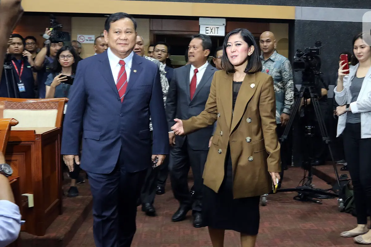 Prabowo Rapat Perdana DPR