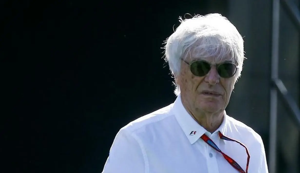 Presiden dan CEO F1 Management, Bernie Ecclestone saat di F1 Grand Prix Jerman 2016, Hockenheimring, Jerman (30/7/2016). Pebisnis Inggris berusia 85 tahun ini, telah mengelola Formula 1 sekitar 40 tahun.(REUTERS/Ralph Orlowski)