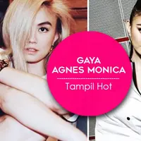 Kerap mengunggah gaya seksi, yuk simak berikut gaya Agnes Monica tampil hot berikut ini. (Foto: Instagram @agnezmo, Desain: Muhammad Iqbal Nurfajri/Bintang.com)