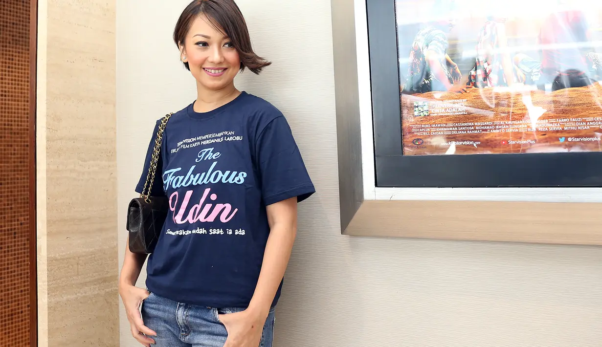 "Kebetulan Naura mau bikin film, dan aku akan main di situ. Jadi akan main lagi," kata Nola B3. (Andy Masela/Bintang.com)