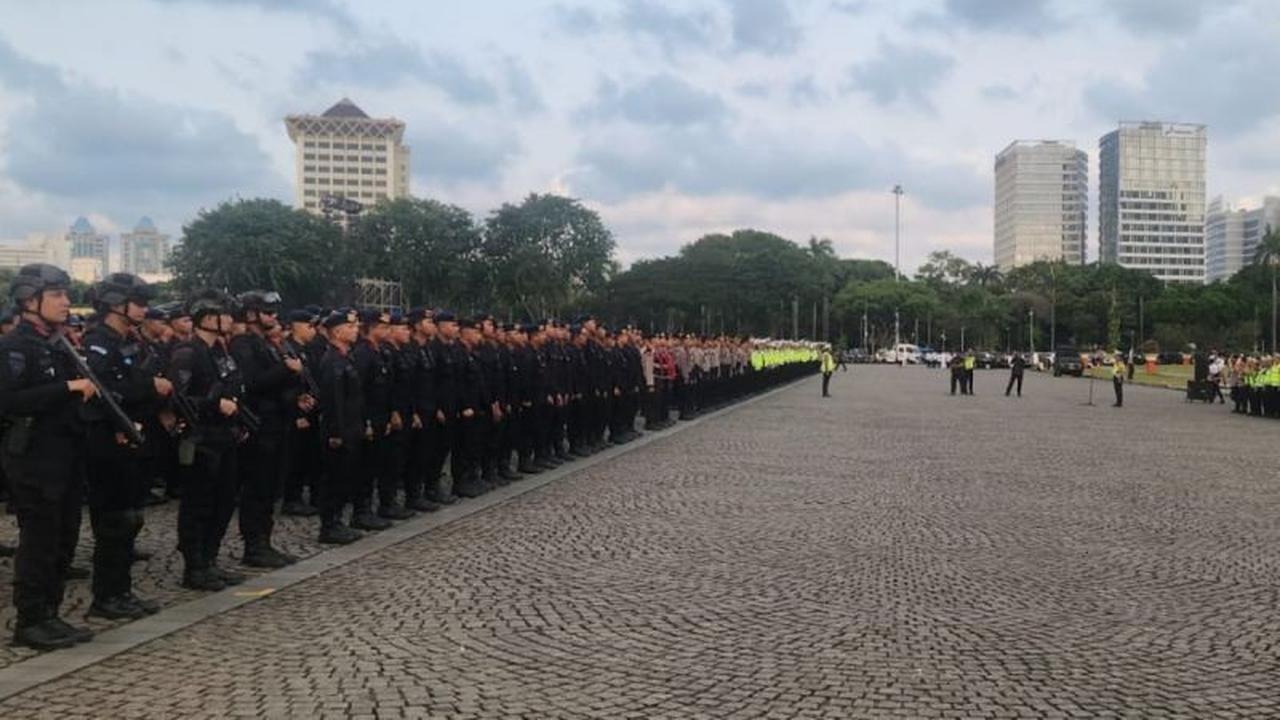 Polisi Kerahkan Ribuan Personel untuk Pengamanan Malam Takbiran Jakarta Pusat Sambut Idul Fitri 1447 H
