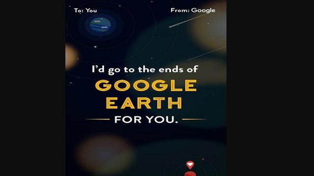 Google Earth Valentine