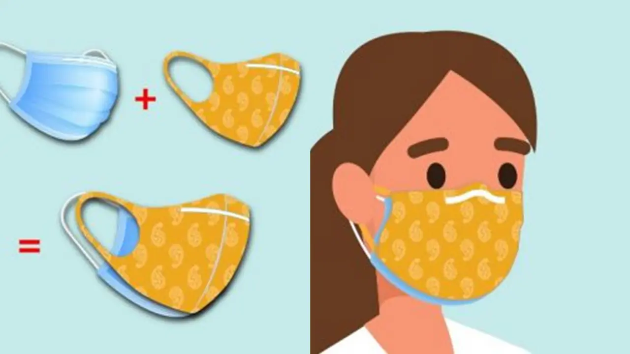 Cara menggunakan masker dobel yang benar