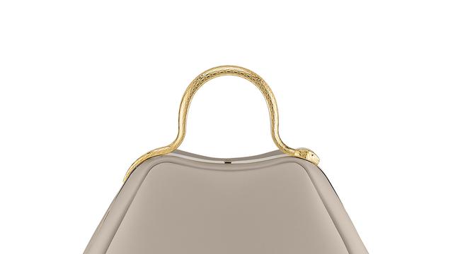 Serpentine Top Handle Bag