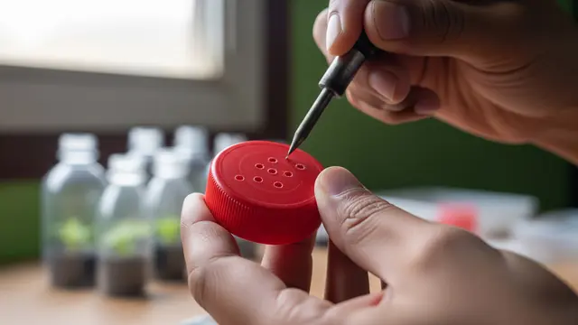 Cara Membuat Greenhouse Mini dari Botol Plastik/AI Generated