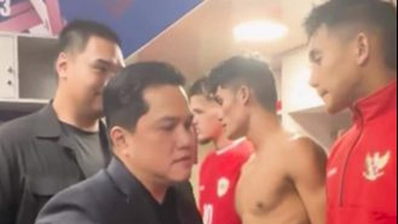 Suasana Ruang Ganti Pemain Timnas