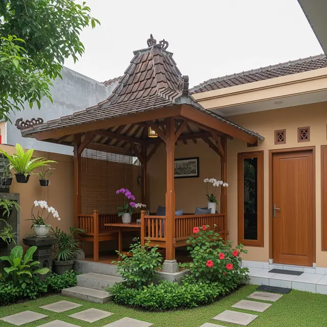9 Inspirasi Pendopo Mini dengan Nuansa Jawa Sederhana, Hadirkan Suasana Tradisional