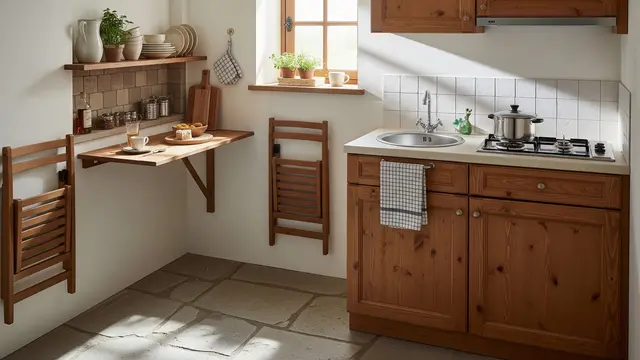 Ilustrasi Desain Dapur Sederhana di Desa/Gemini AI