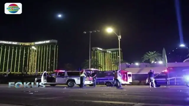 Pria yang diidentifikasi bernama Stephen Paddock (64) melepaskan berondongan tembakan dari lantai 32 Hotel Mandalay Bay, Las Vegas.