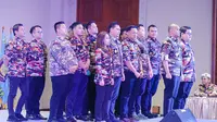 Pelantikan Pengurus Pusat Generasi Muda Forum Komunikasi Putra Putri Purnawirawan dan TNI Polri (FKPPI) yang dilakukan di JCC Jakarta, Selasa (27/9/2022). (Foto: Istimewa).