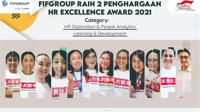 FIFGROUP Raih 2 Penghargaan di Ajang HR Excellence Award 2021