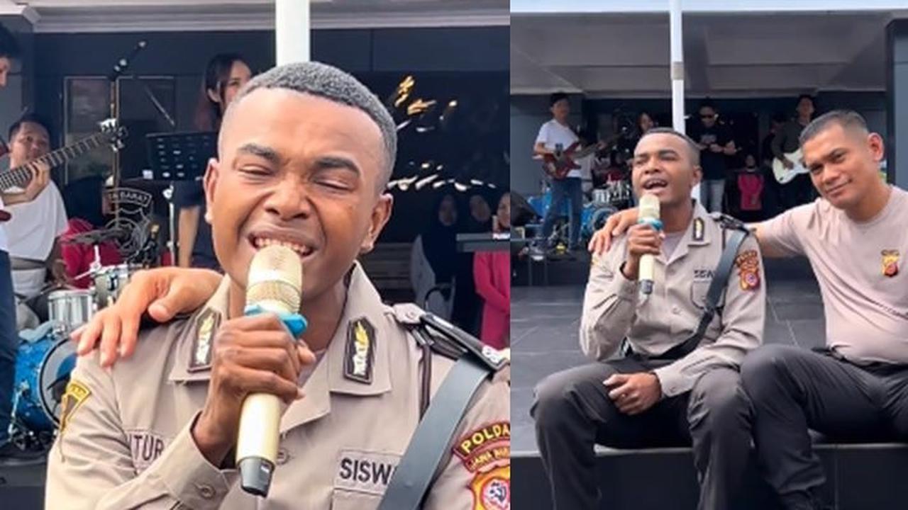 Mirip Banget Vokal Glenn Fredly, Suara Emas Siswa Polisi Asal Papua saat Bernyanyi ini Ramai Disorot