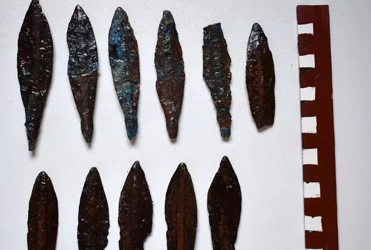 mata panah di makam komandan militer firaun ramses iii