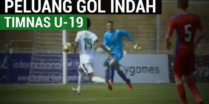 VIDEO: Timnas Indonesia U-19 Gagal Cetak Gol Indah ke Gawang Rep Ceska