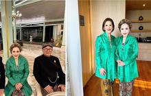 Jadi Satu-satunya Istri Soekarno yang Masih Hidup, Ini Potret Dewi Soekarno Cantik Berkebaya dan Sanggul Hadiri Ultah Putri Solo