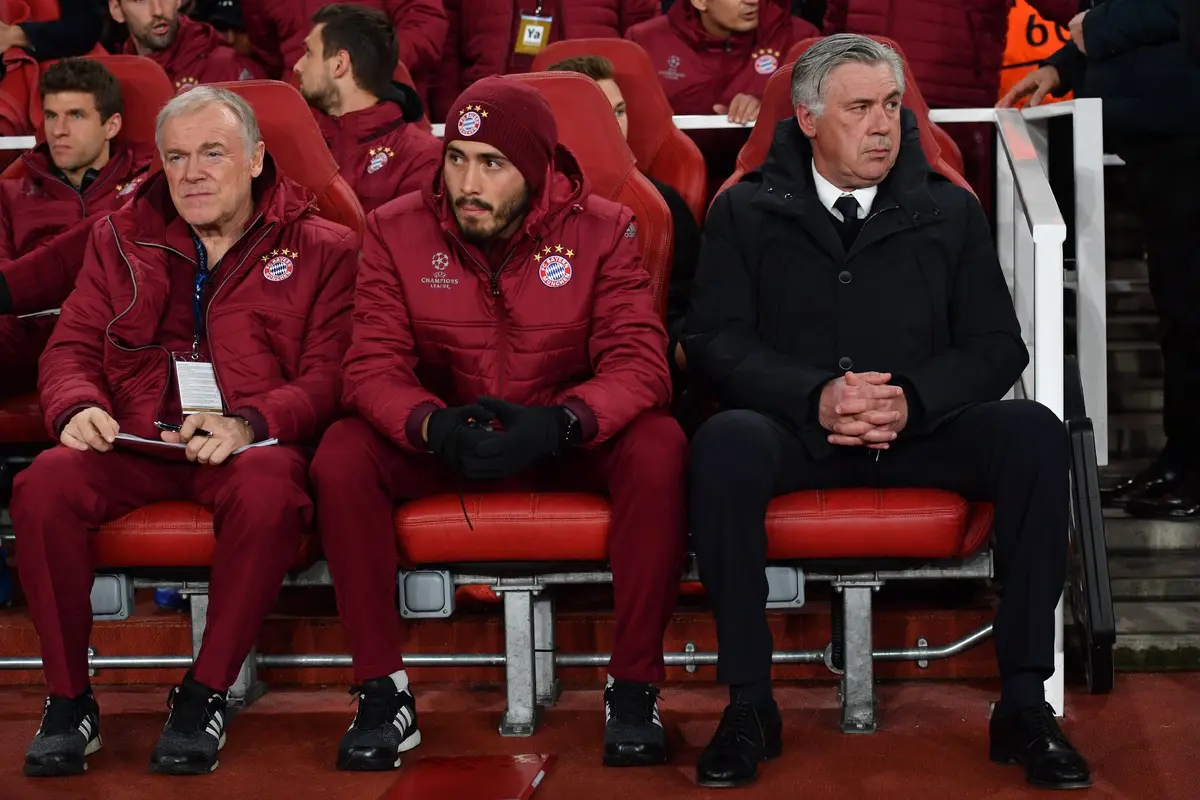 Carlo Ancelotti (Arsenal Vs Bayern Munchen)