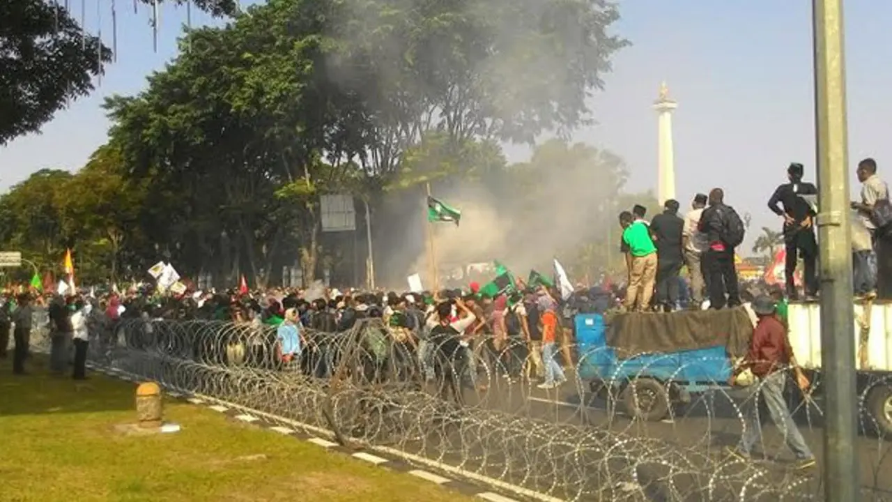 Perkiraan Macet Demo 20 Mei Ternyata Meleset