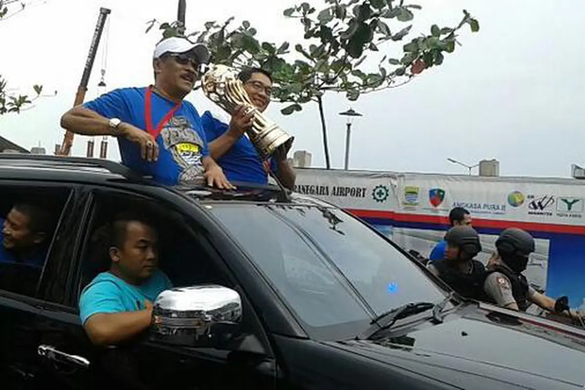 Konvoi kemenangan Persib Bandung