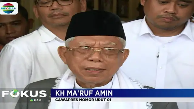 Ma'ruf Amin Hadiri Tabligh Akbar di Mandailing Natal