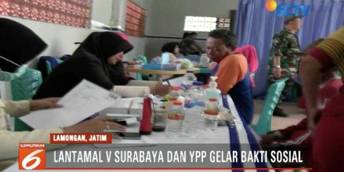Lantamal V Surabaya dan YPP Gelar Bakti Sosial untuk Warga Pesisir Utara Lamongan