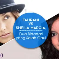 Fahrani vs Sheila Marcia (Foto: Bintang Pictures, Desain: Muhammad Iqbal Nurfajri/Bintang.com)