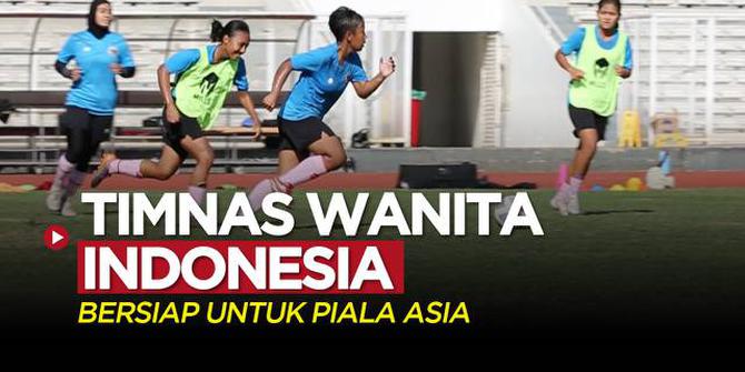 VIDEO: Aksi Timnas Indonesia Putri Bersiap untuk Piala Asia 2022