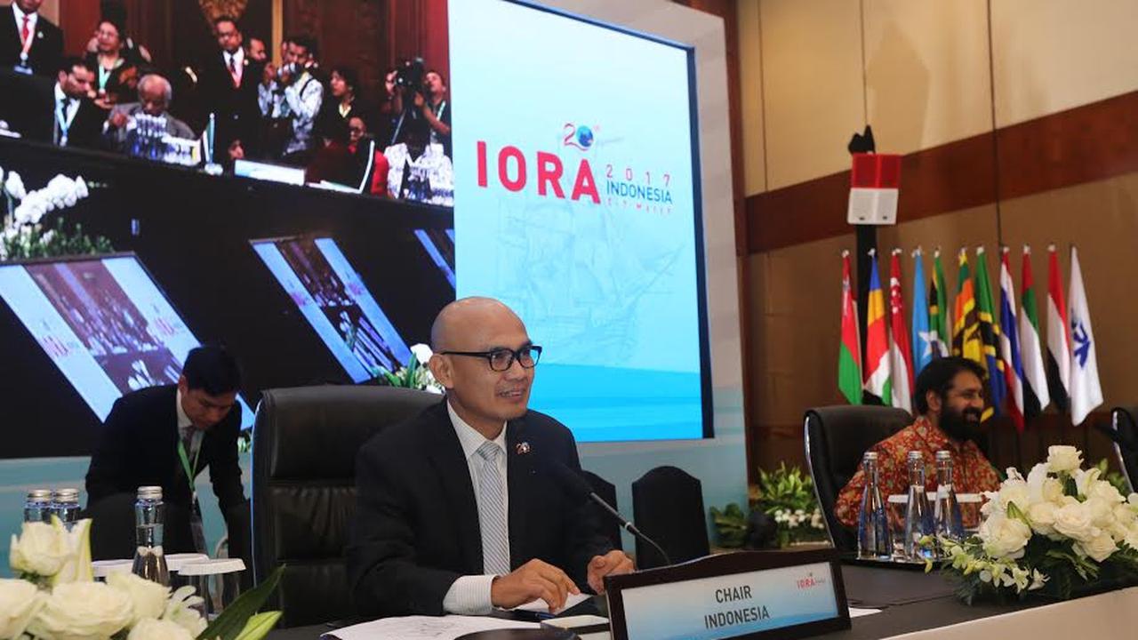 Ketua Delegasi Indonesia dalam SOM IORA Desra Percaya