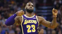 LeBron James memimpin Lakers kalahkan Suns di lanjutan NBA (AP)