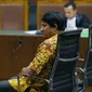 Fahd El Fouz menjalani sidang perdana sebagai terdakwa di Pengadilan Tipikor, Jakarta (13/7). Fahd ditetapkan sebagai tersangka terkait kasus pengadaan kitab suci Alquran dan pengadaan laboratorium komputer MTS. (Liputan6.com/Helmi Afandi)