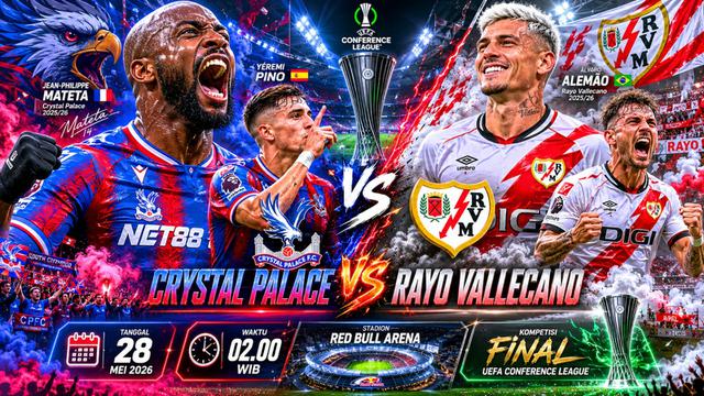Final Conference League: Crystal Palace Vs Rayo Vallecano