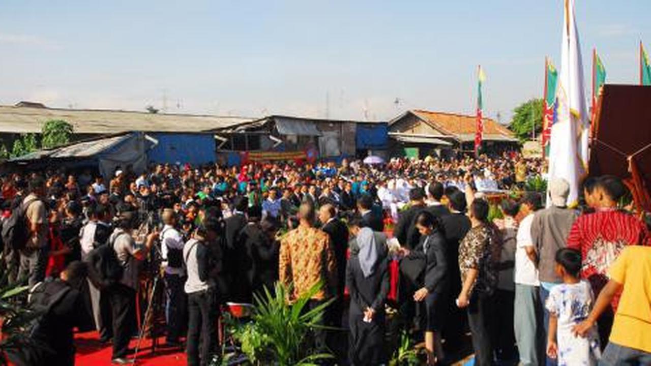 6 Cerita unik dari pelantikan di kampung kumuh ala Jokowi 