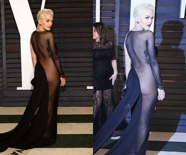 Rita Ora tampil percaya diri dan seksi saat hadiri Oscar | Photo: Copyright mirror.co.uk